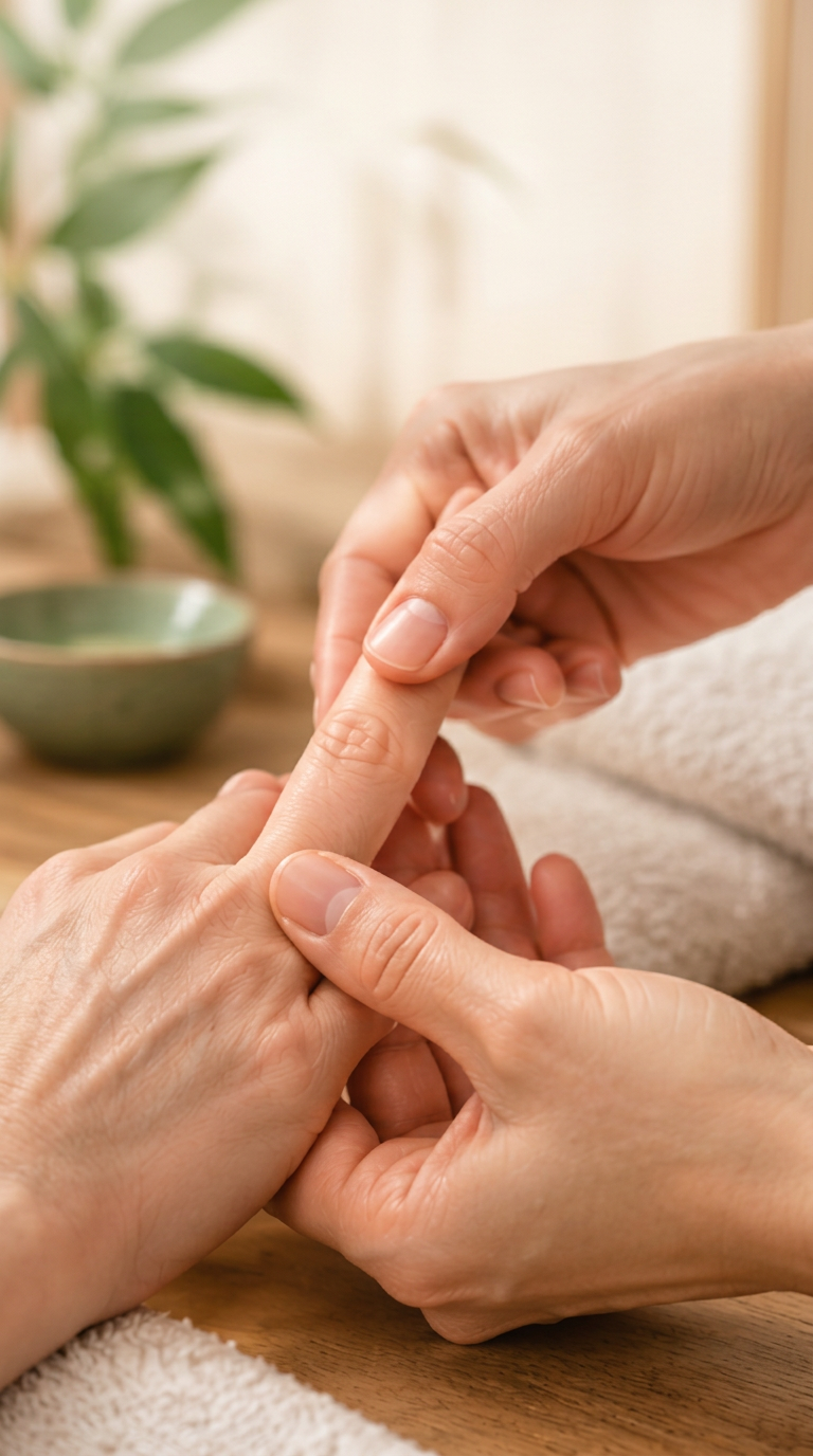 Geste de Shiatsu des Mains — TENSIONS CERVICALES & ÉPAULES